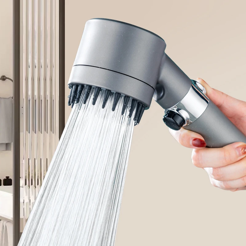Home Bathroom Water Filter - 3 Modes Shower Head High Pressure