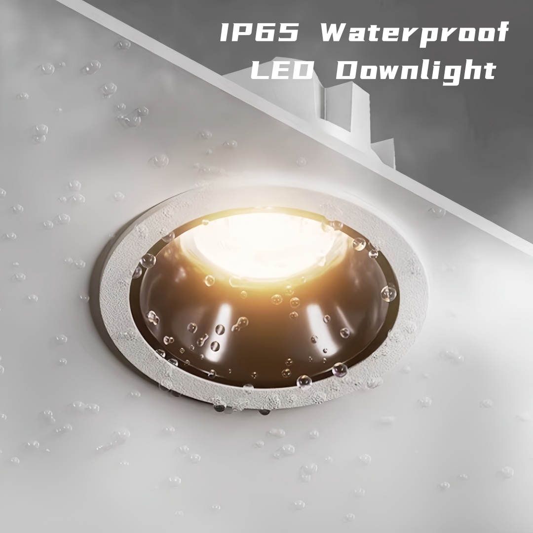 Home Bathroom Wash Basin - Recessed IP65 Waterproof LED Downlights embedded