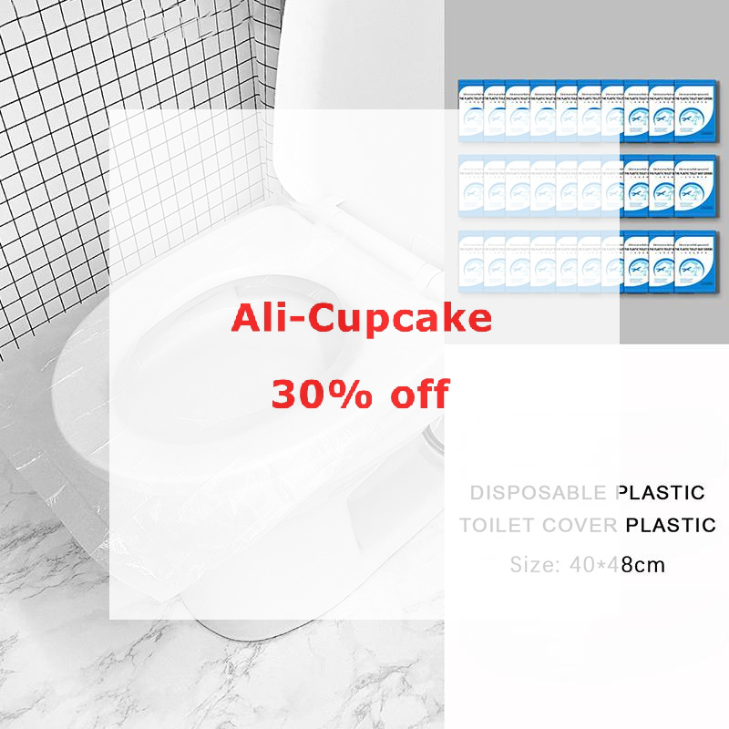 Home Bathroom Mats - 50Pcs Toilet Seat Cover Toilet Lid