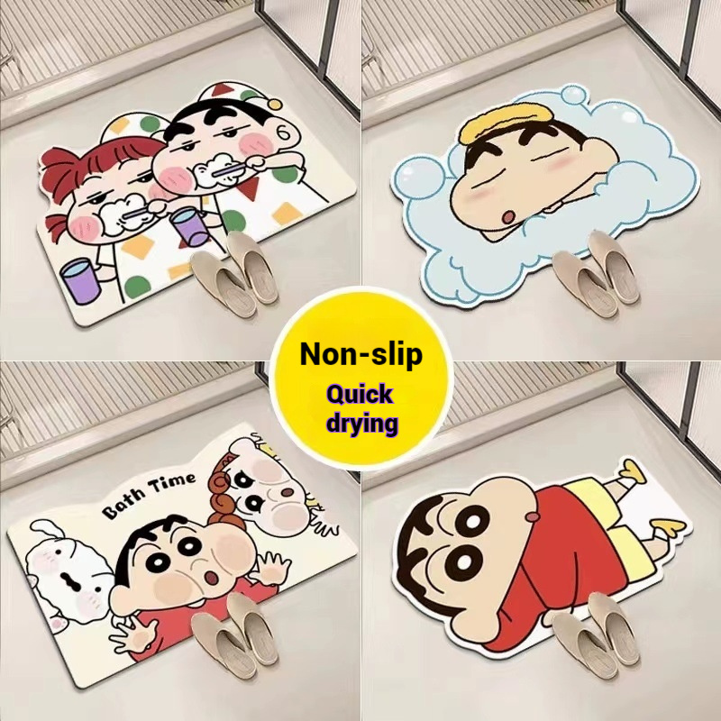 Home Bathroom Mats - Shower Room Water Uptake Mat Quick