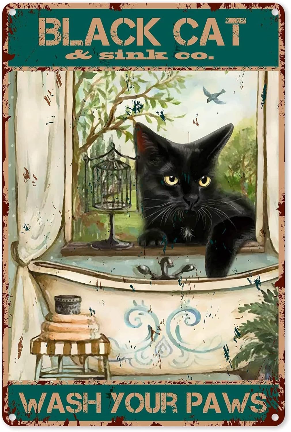 Home Bathroom Wall Decor - Funny Bathroom Wall Decor Vintage Black