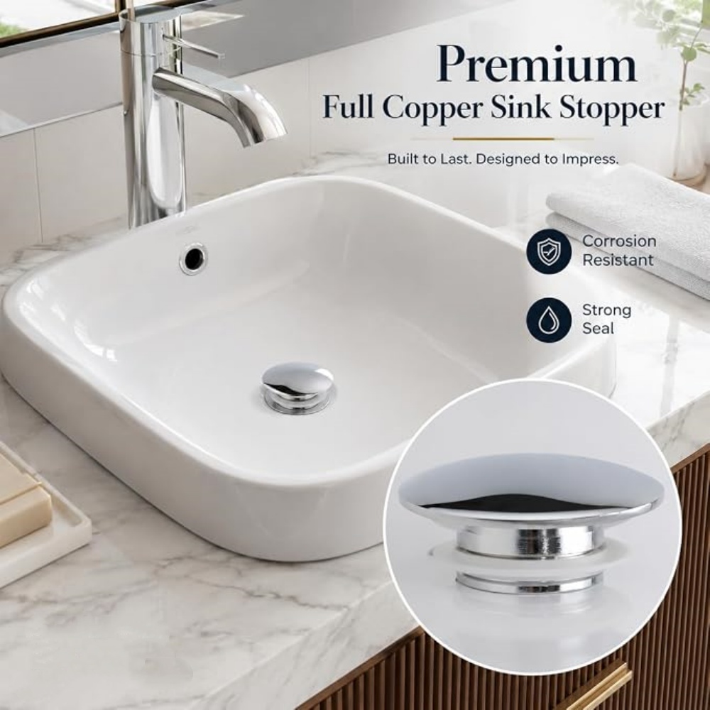 Washbasin Drain Press Type Lea - Home Bathroom Wash Basin recension och pris