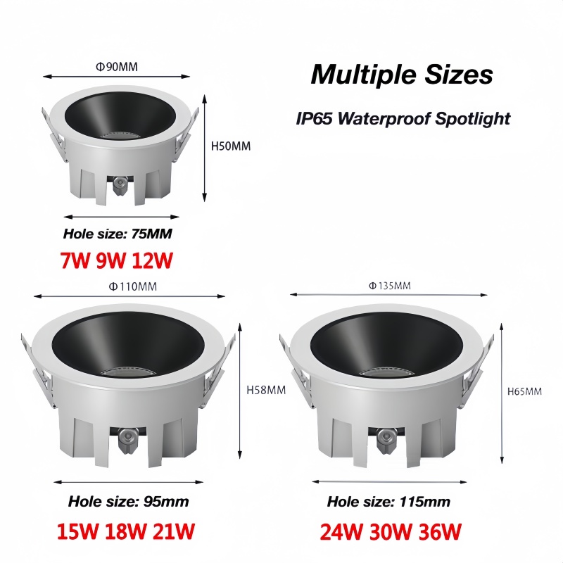 Recessed IP65 Waterproof LED D - Home Bathroom Wash Basin recension och pris