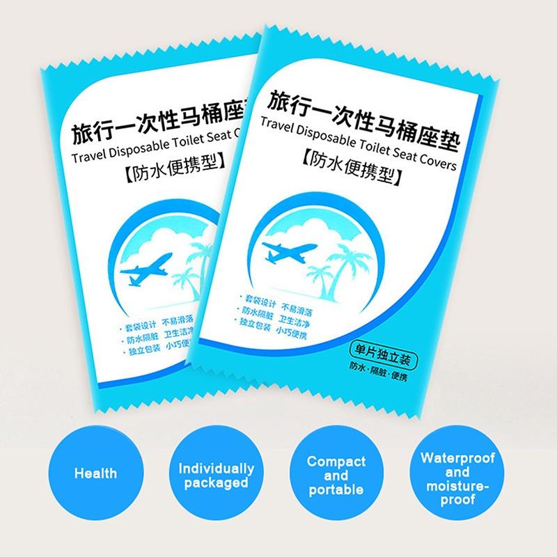 50Pcs Toilet Seat Cover Toilet - Home Bathroom Mats recension och pris