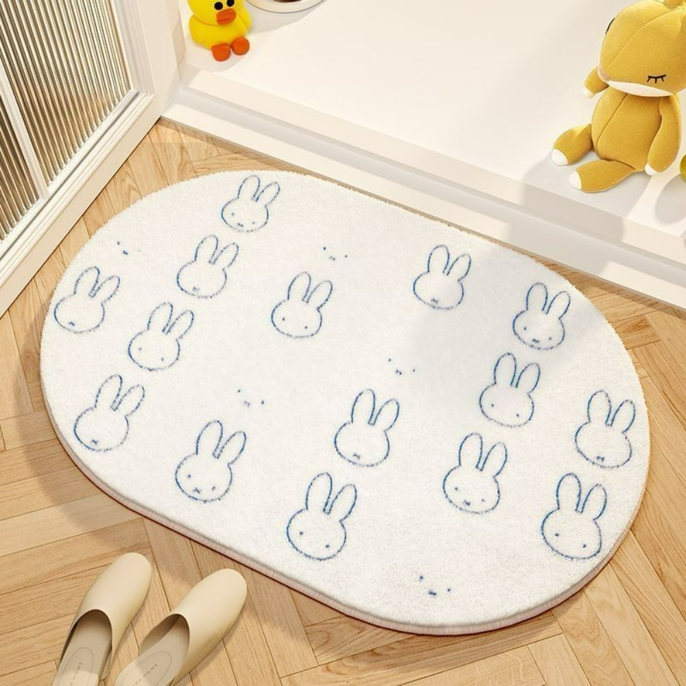 Miffy Cartoon Floor Mat Soft I - Home Goods Bathroom Decor recension och pris