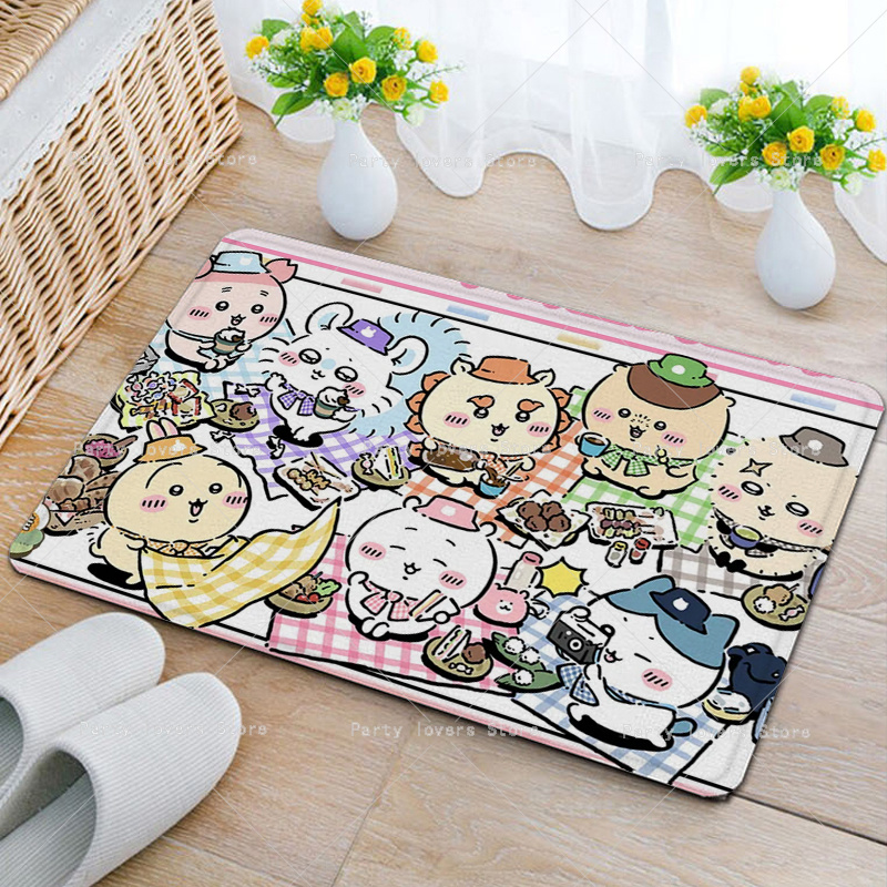 Anime Chiikawas Flannel Carpet - Home Bathroom Mats recension och pris