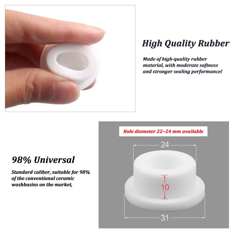 2/4/8/16PC Bathroom Rubber Was - Home Bathroom Wash Basin recension och pris