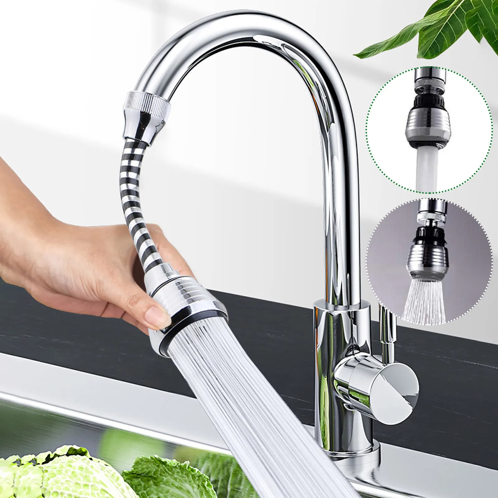 360 Degree Adjustment Faucet E - Home Bathroom Water Filter recension och pris