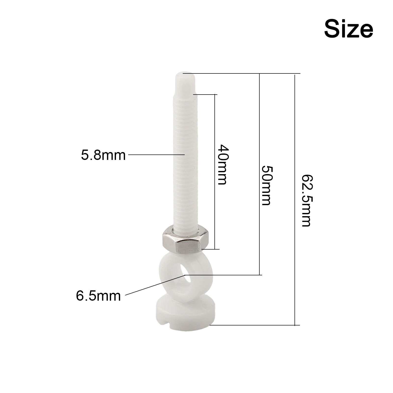 1pc 62/74mm Plastic Sink Screw - Home Hardware Bathroom Sinks recension och pris