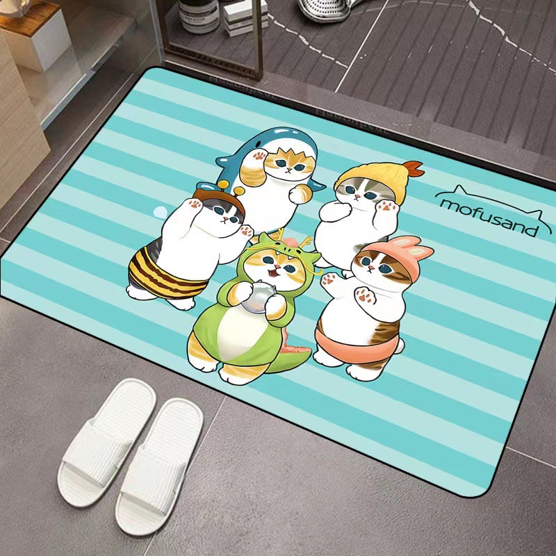 Mofusand Cartoon Diatom Mud Ab - Home Bathroom Mats recension och pris