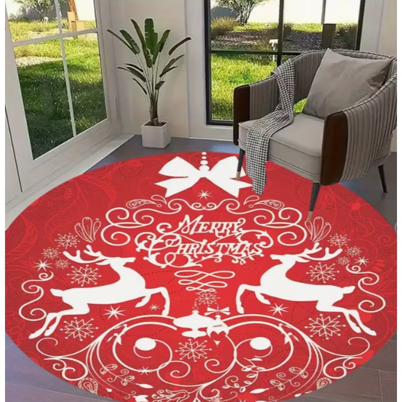 Christmas Themed carpet Santa  - Home Goods Bathroom Decor recension och pris