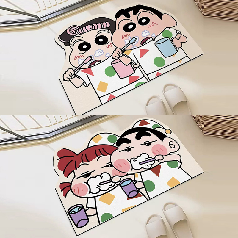 Crayon Shinchan Bath Shower Ma - Home Bathroom Mats recension och pris