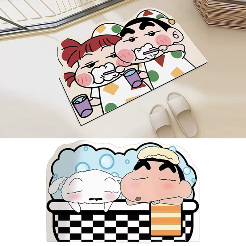 Crayon Shinchan Bath Shower Ma - Home Bathroom Mats recension och pris